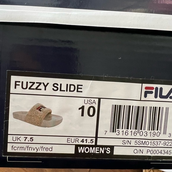 Fila Fuzzy Slide Sandals - Picture 4 of 4